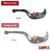 Fit Ducati 1098 1198 S R Diavel Carbon Streetfighter 848 GP Brake Clutch Short Lever - MC Motoparts