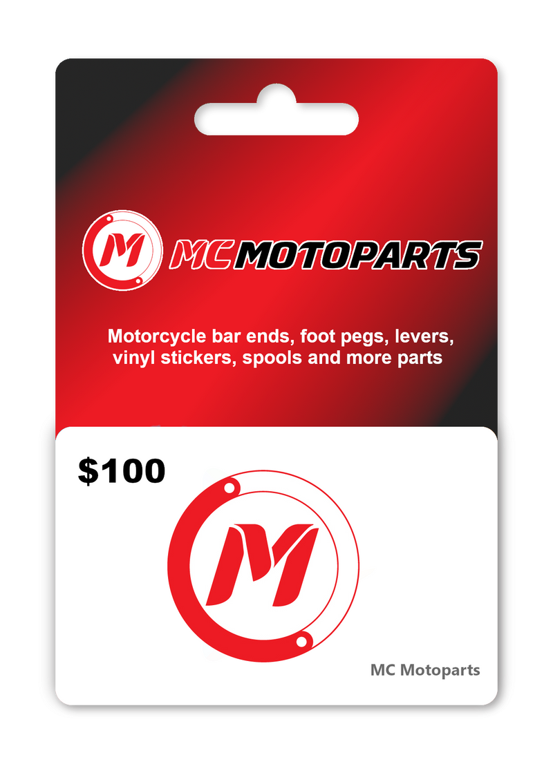 $100 USD e-Gift Card - MC Motoparts