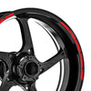 12 pcs Black Lightning 17'' Wheel Front & Rear Rim Skin Sticker Set - MC Motoparts