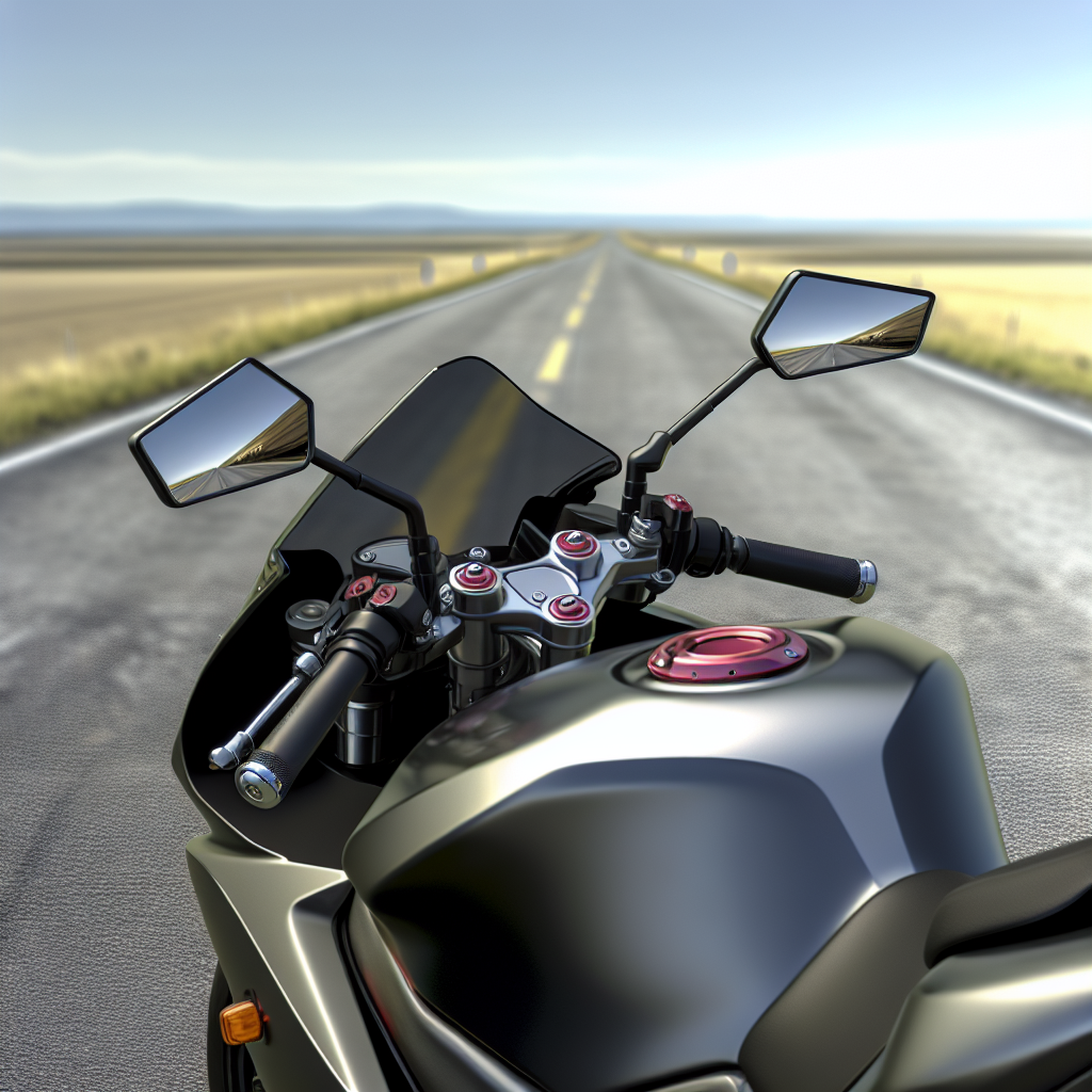 Upgrade Your Ride with Stylish End Bar Mirror Motorcycle