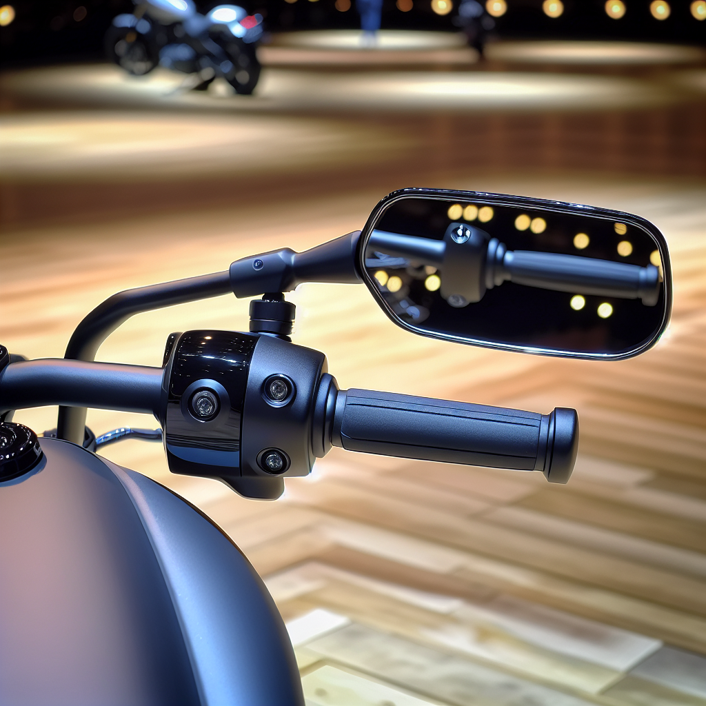 Enhance Your Ride with Stylish Motorcycle Handlebar Mirrors
