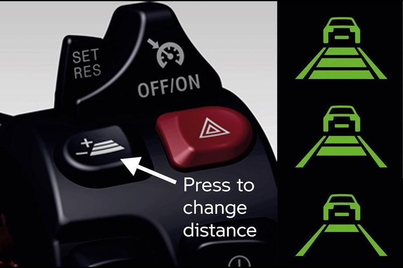 BMW motorcycle's Active Cruise Control (ACC) system