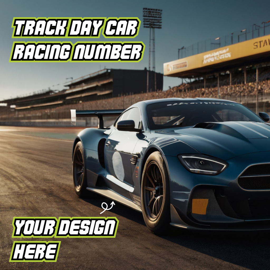 Custom Racing Number Stickers for Cars and Motorcycles – MC Motoparts