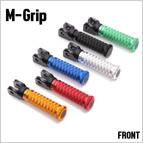 CNC M-Grip POLE Rider Front Foot Pegs