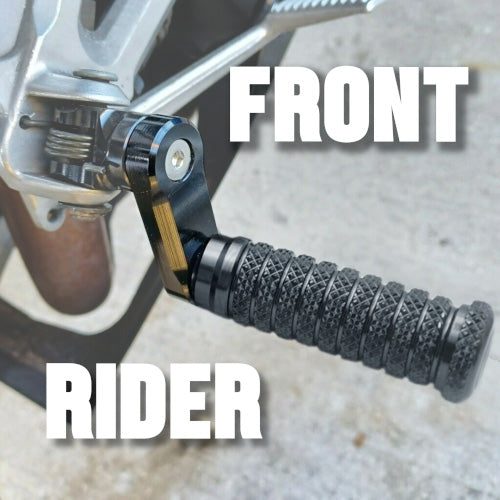 MC Motoparts Motorcycle Rider Front Foot Pegs