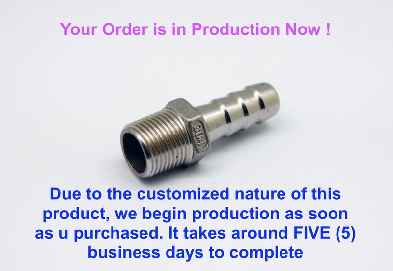 BSPT Tapered R 3/4 inch Female to BSP G 3/4 inch Male Stainless Sensor Adaptor Fittings