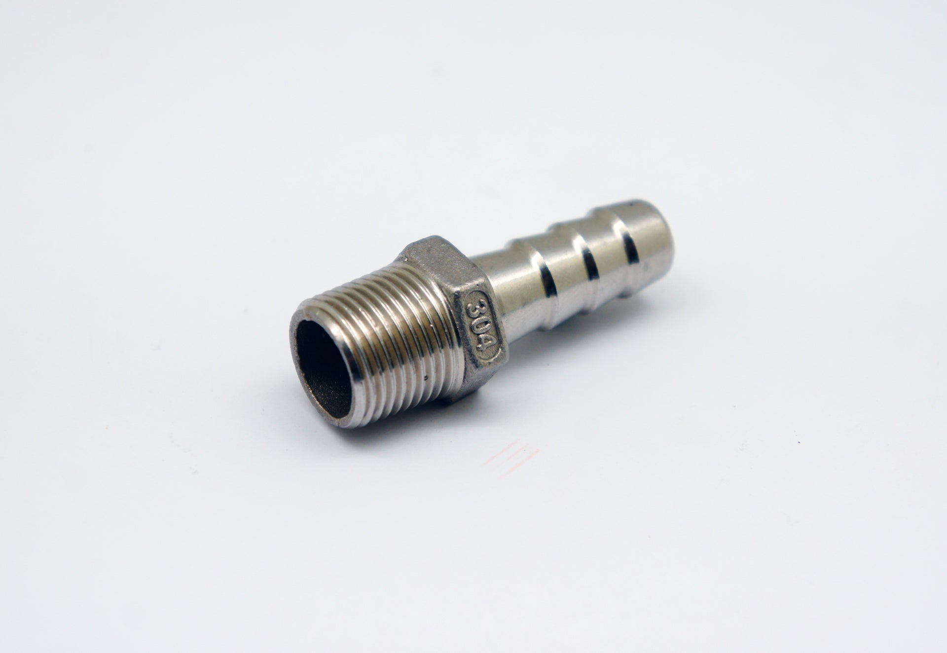 M10x1.0 Male to BARB OD 6mm / 0.24 inch Stainless Tail Adaptor Hose Connector