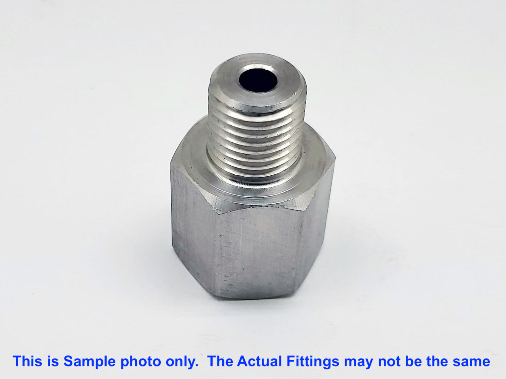 M10x1.0 Female to BSP G 1/2 inch Male Stainless Sensor Adaptor Fittings Conversion