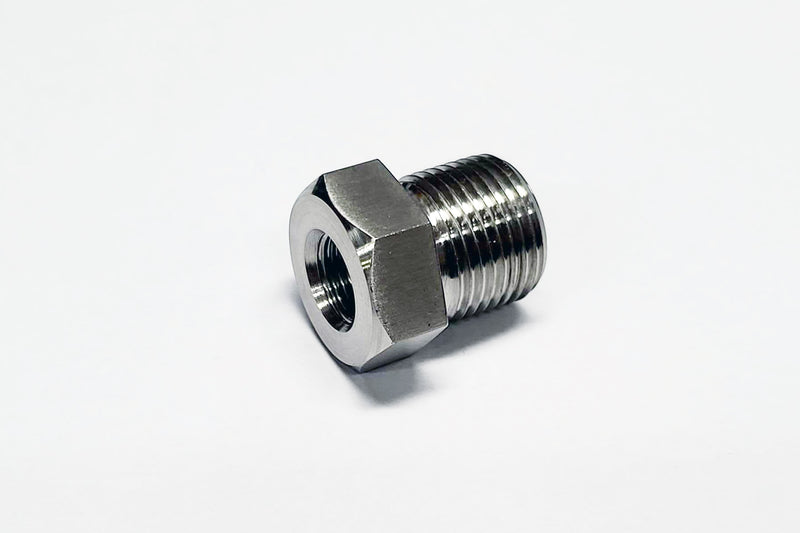 3/4 inch NPT Female to BSPT Tapered R 1 inch Male Stainless Sensor Adaptor Fittings