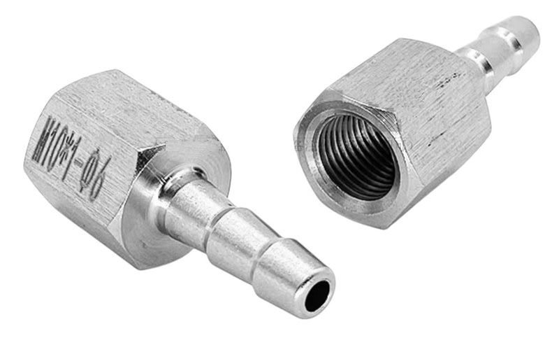 M20x1.5 FEMALE to BARB OD 10mm / 0.4 inch Stainless Tail Adaptor Hose Connector