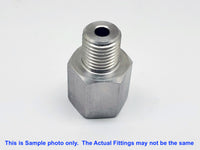 BSP G 1/8 inch Female to M12x1.0 Male Stainless Sensor Adaptor Fittings Conversion