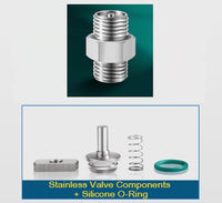 One Way Valve Direction BSP 1/2 inch Male to Male Stainless Steel Fittings Adaptor