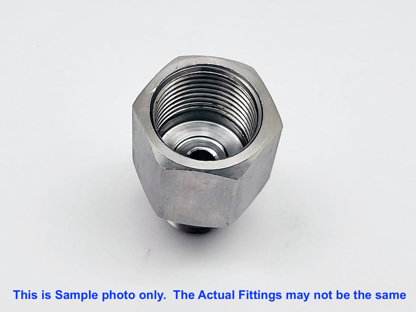 M12x1.25 Female to M12x1.0 Male Stainless Sensor Adaptor Fittings Conversion