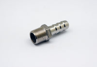 M8x1.0 Male to BARB OD 4mm / 0.16 inch Stainless Tail Adaptor Hose Connector