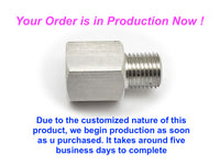 M18x1.5 Female to M22x1.5 Male Stainless Sensor Adaptor Fittings Conversion