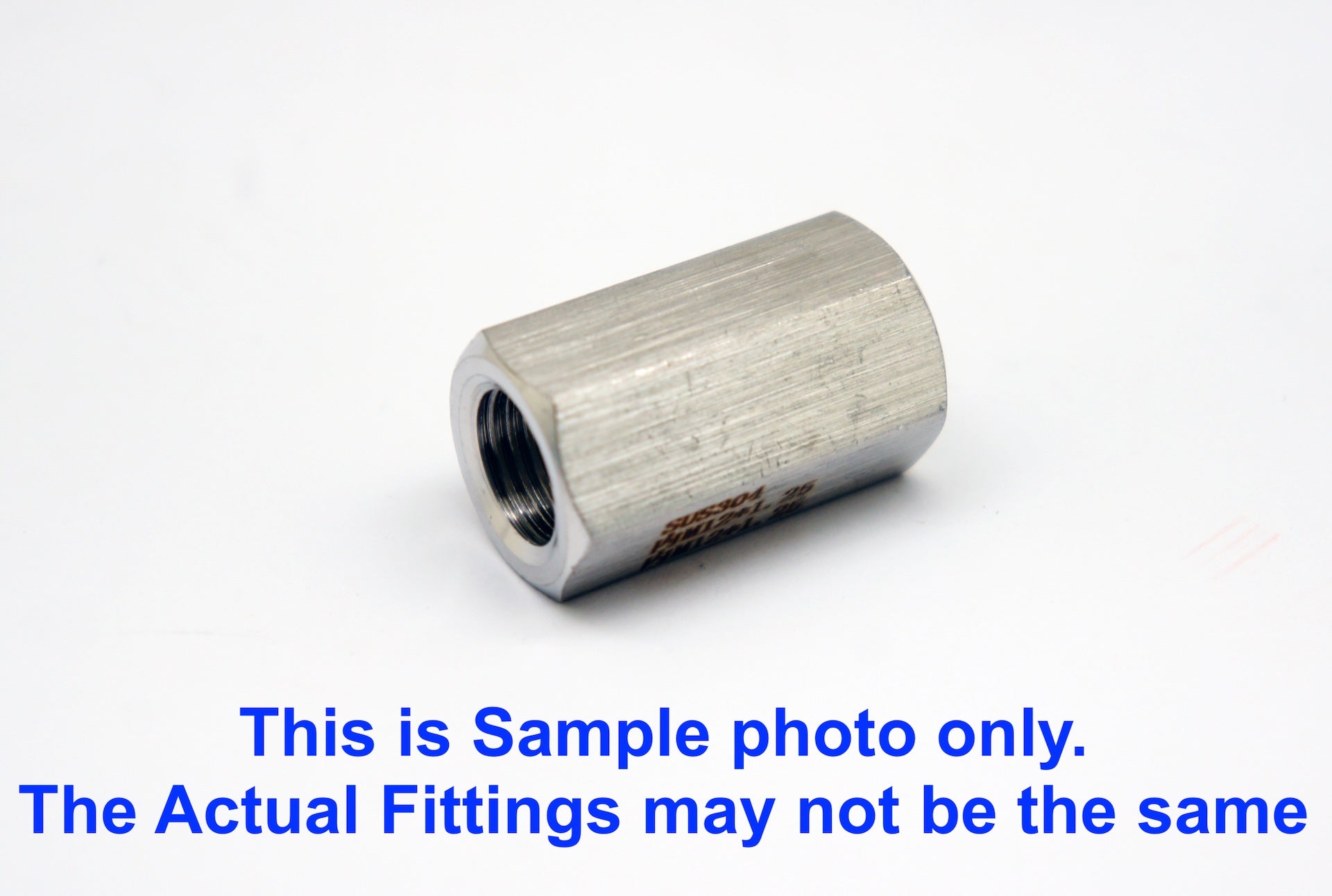 M12*1.0 FEMALE to M8*1.0 FEMALE Stainless Sensor Adaptor Fittings Conversion