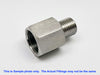 M10x1.25 Female to M16x1.5 Male Stainless Sensor Adaptor Fittings Conversion