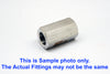 1/4 inch NPT Female to BSPT Tapered R 1/8 inch Female Stainless Sensor Adaptor Fittings