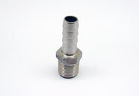 BSPT Tapered R 1/2 inch Male to BARB OD 10mm / 0.4 inch Stainless Tail Adaptor Hose