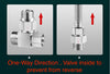 One Way Valve Direction BSP 1/2 inch Female to Male Stainless Steel Fittings Adaptor