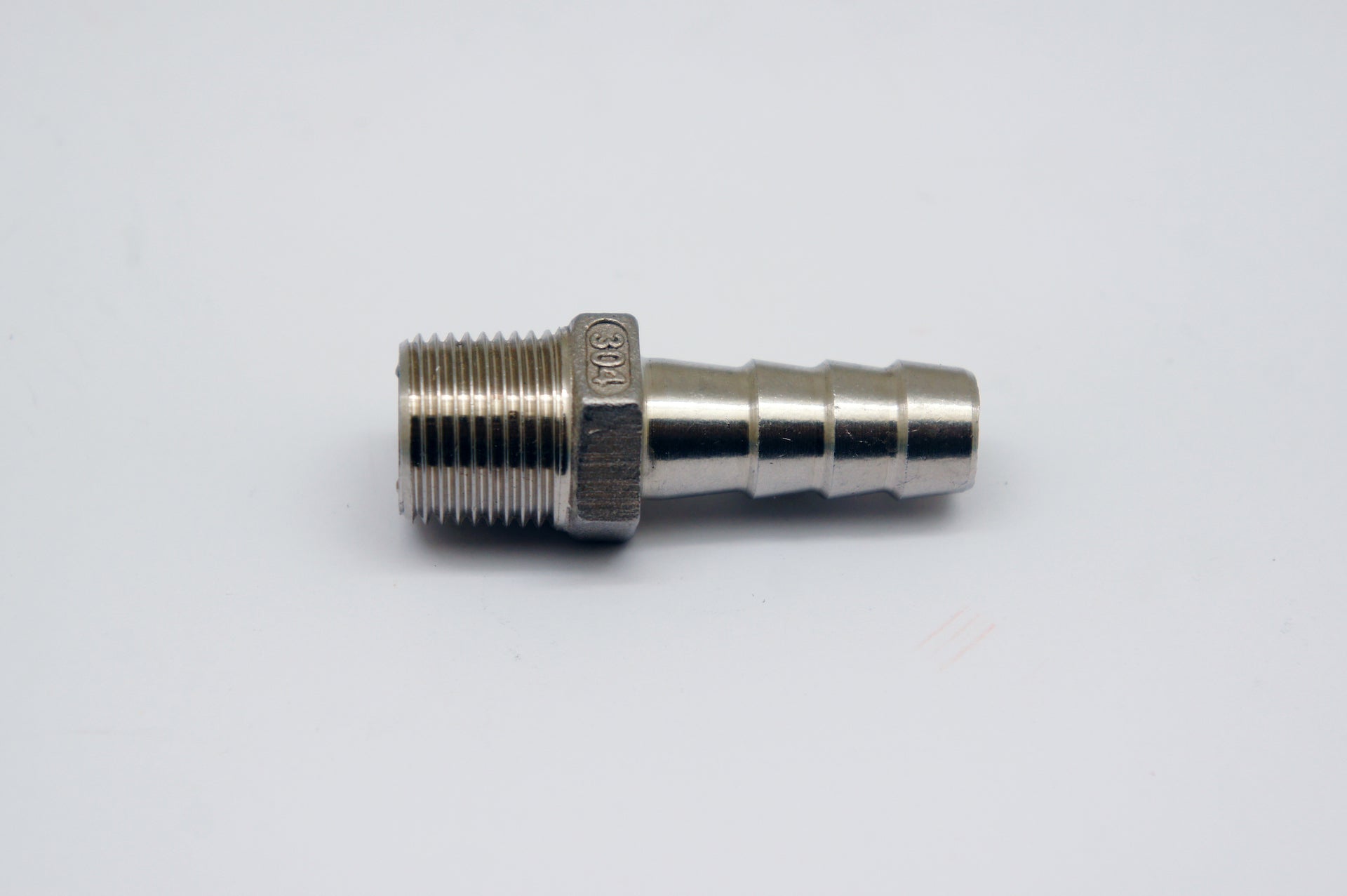 M10x1.25 Male to BARB OD 4mm / 0.16 inch Stainless Tail Adaptor Hose Connector
