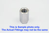 1/4 inch NPT Female to BSP G 1/2 inch Female Stainless Sensor Adaptor Fitting Conversion