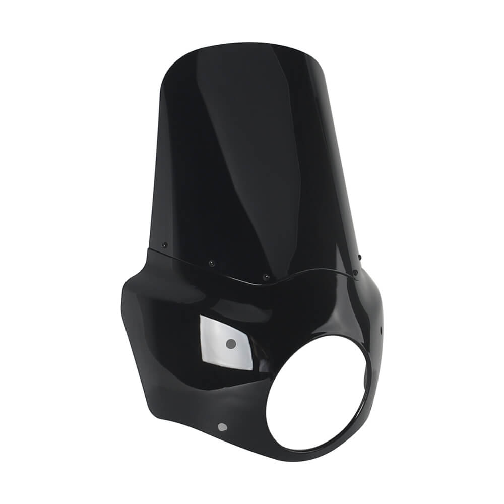 2017-2025 Harley Road King Special Classic Custom FLHR FLHRXS FLHRC FLHRS Headlight Fairing w/ Windshield Club Style Front Fairing - pazoma