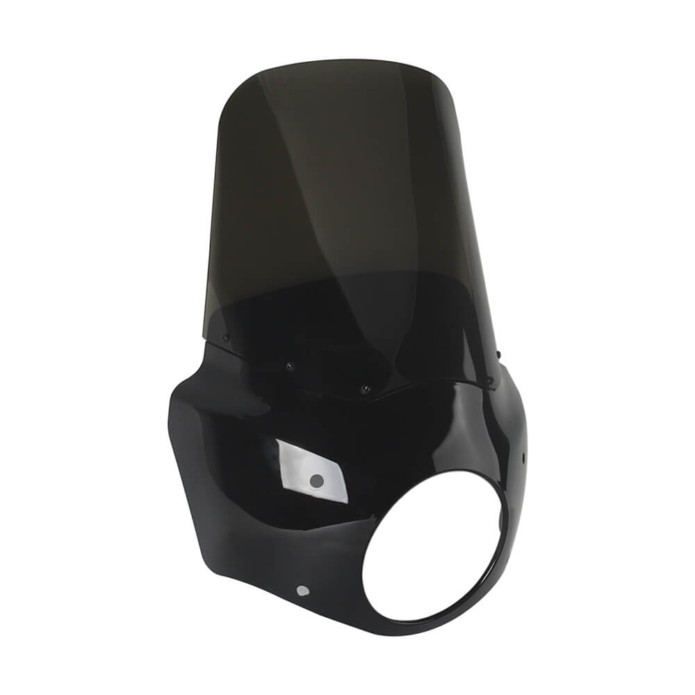 2017-2025 Harley Road King Special Classic Custom FLHR FLHRXS FLHRC FLHRS Headlight Fairing w/ Windshield Club Style Front Fairing - pazoma