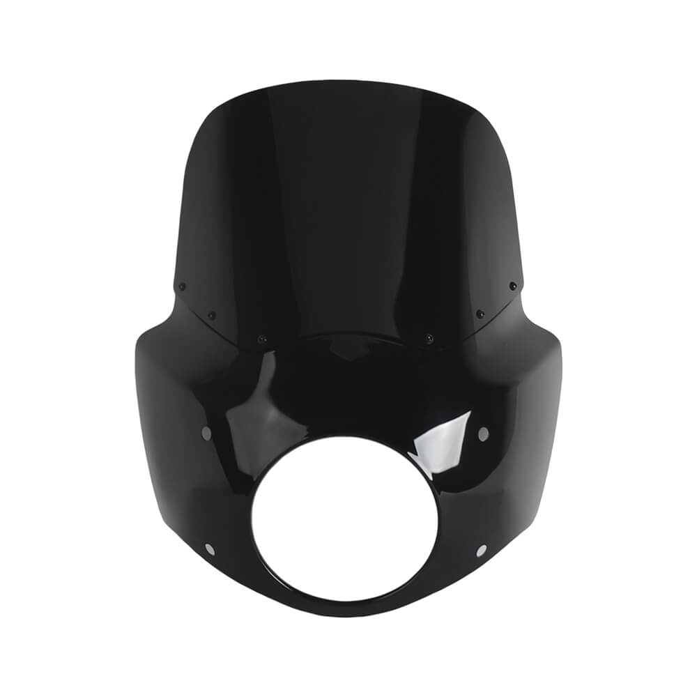 2017-2025 Harley Road King Special Classic Custom FLHR FLHRXS FLHRC FLHRS Headlight Fairing w/ Windshield Club Style Front Fairing - pazoma