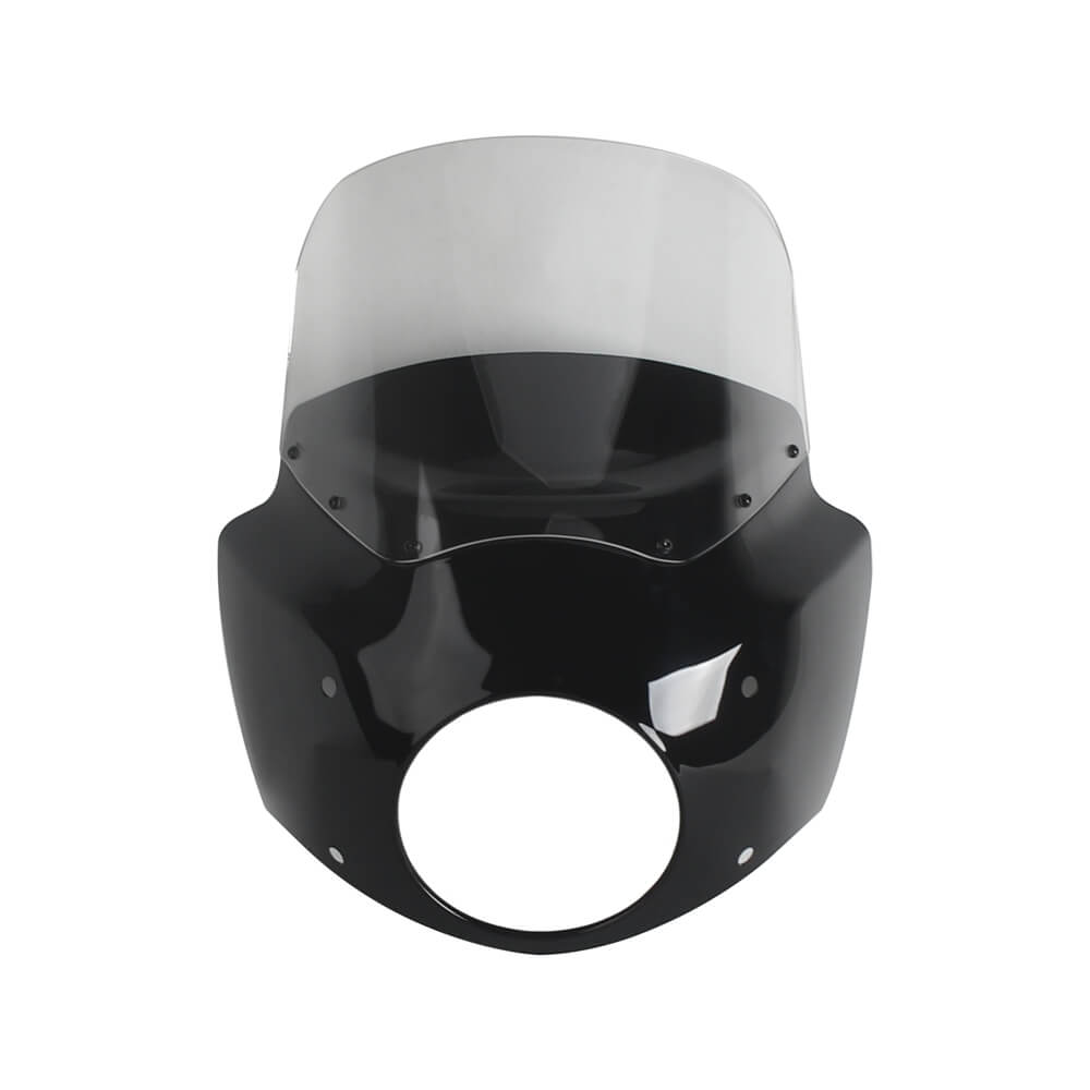 2017-2025 Harley Road King Special Classic Custom FLHR FLHRXS FLHRC FLHRS Headlight Fairing w/ Windshield Club Style Front Fairing - pazoma