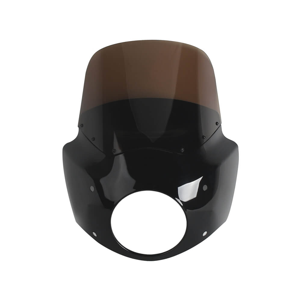 2017-2025 Harley Road King Special Classic Custom FLHR FLHRXS FLHRC FLHRS Headlight Fairing w/ Windshield Club Style Front Fairing - pazoma