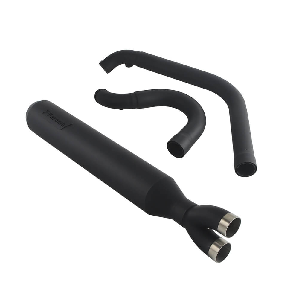 2 into 1 Full Length Exhaust System Stainless Steel Muffler For Harley Dyna Fat Bob FXDF Low Rider FXDL S Street Bob FXDB FXD 2006-2017 - pazoma