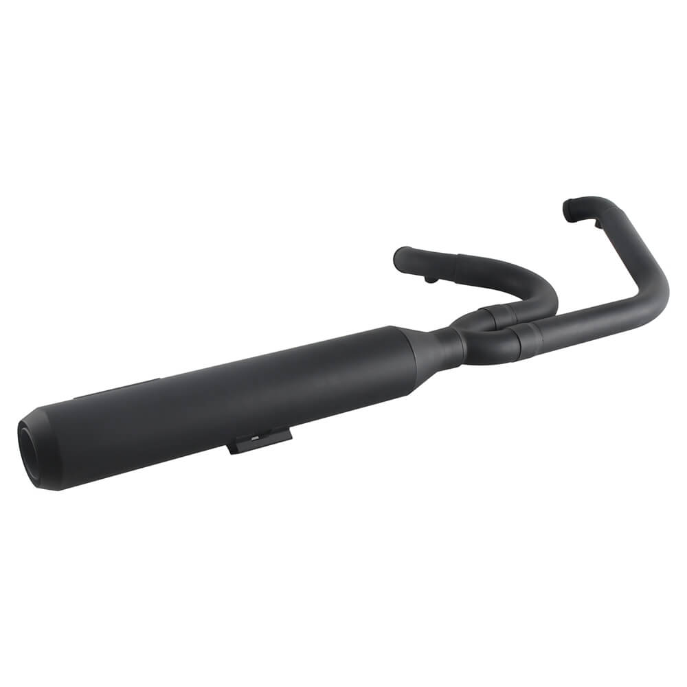 2 into 1 Full Length Exhaust System Stainless Steel Muffler For Harley Dyna Fat Bob FXDF Low Rider FXDL S Street Bob FXDB FXD 2006-2017 - pazoma