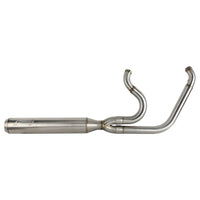 2 into 1 Full Length Exhaust System Stainless Steel Muffler For Harley Dyna Fat Bob FXDF Low Rider FXDL S Street Bob FXDB FXD 2006-2017 - pazoma