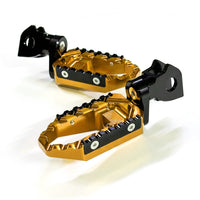 {Delantero} Se adapta a las clavijas de pie ajustables Kawasaki ZR7S ZRX1200 TRC Touring de 25 mm