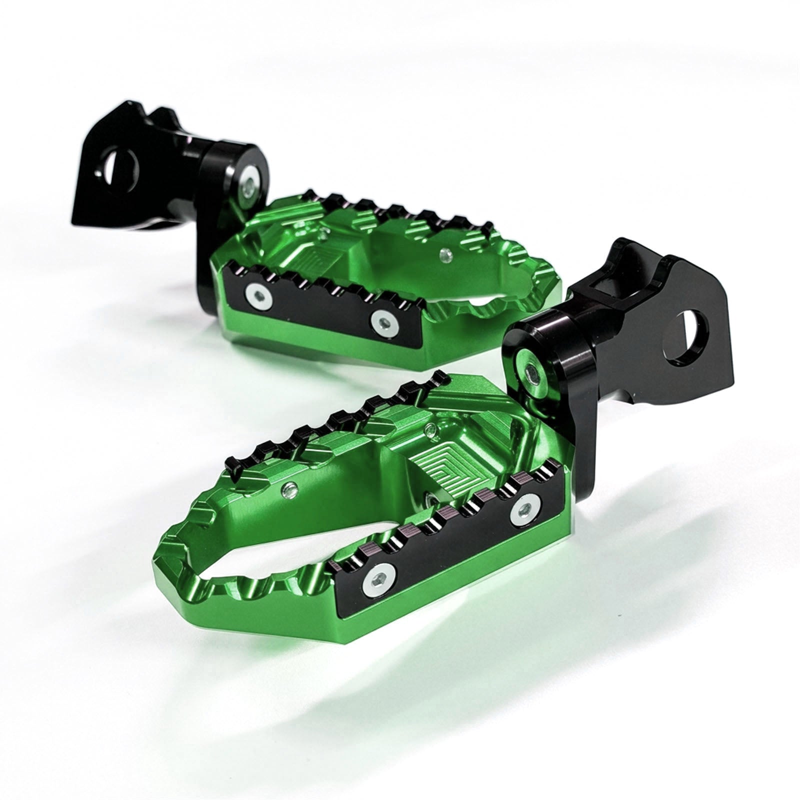 {Delantero} Se adapta a las clavijas de pie ajustables Kawasaki ZR7S ZRX1200 TRC Touring de 25 mm