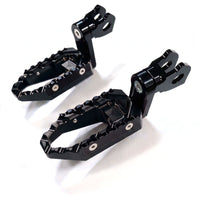 {Front}  Fits Kawasaki Vulcan 650 S Cafe EN650 TRC Touring 40mm Adjustable Foot Pegs