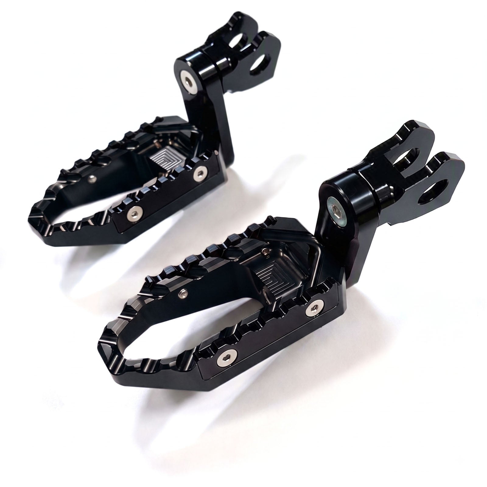 {Front}  Fits Kawasaki Vulcan 650 S Cafe EN650 TRC Touring 40mm Adjustable Foot Pegs