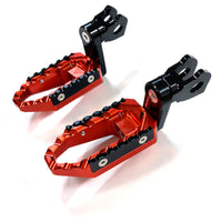 {Front}  Fits Kawasaki Vulcan 650 S Cafe EN650 TRC Touring 40mm Adjustable Foot Pegs