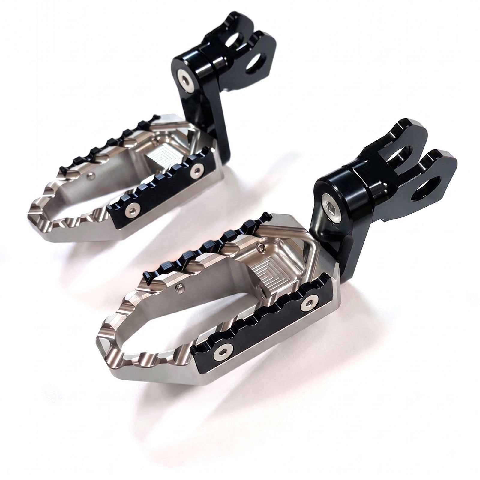 {Front}  Fits Kawasaki Vulcan 650 S Cafe EN650 TRC Touring 40mm Adjustable Foot Pegs