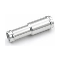 MC Motoparts 12mm to 14mm aluminum hose joiner reducer coupler adapter, 45mm straight connector