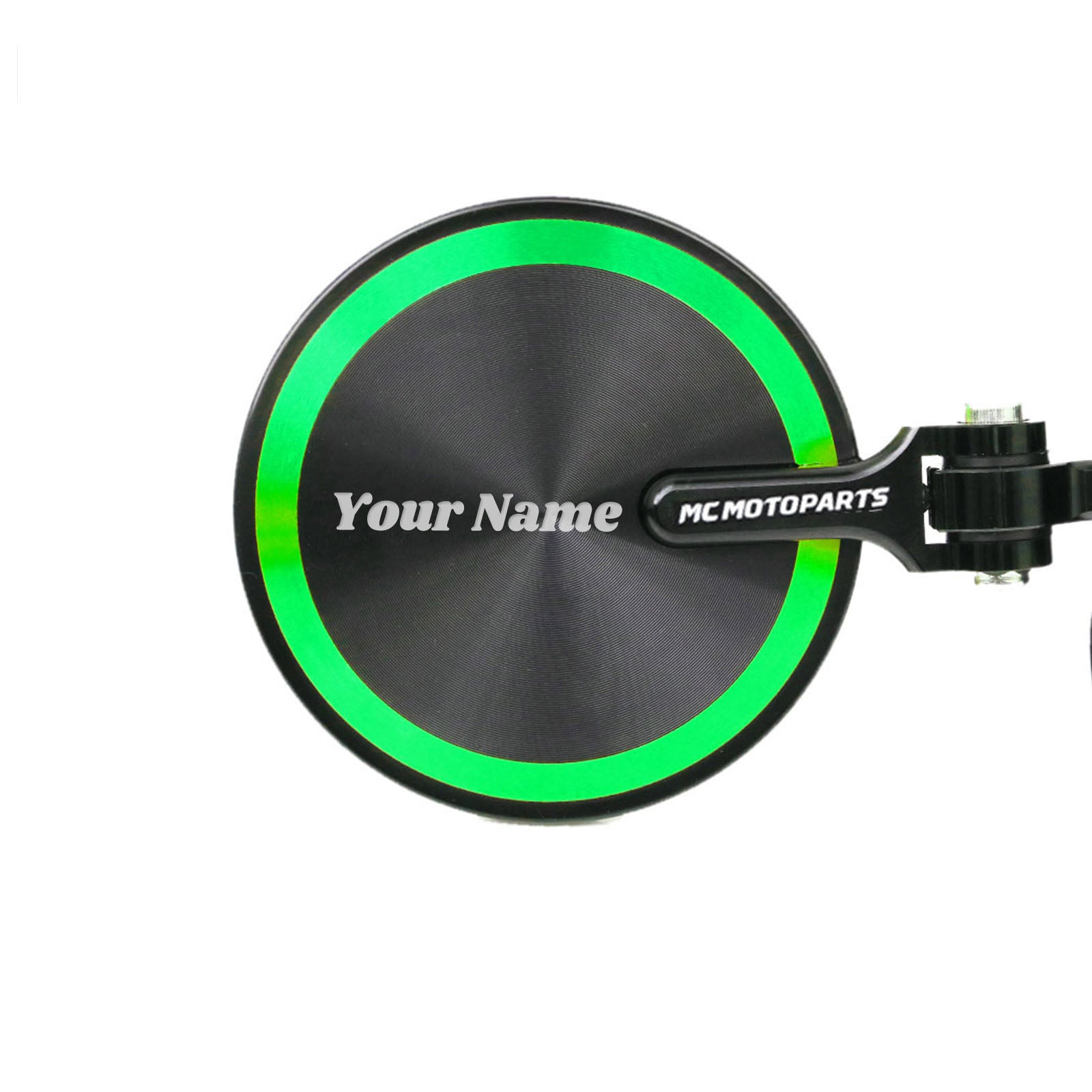 Fit Kawasaki Reborn CNC Bar End Mirrors Round Folding Set - MC Motoparts