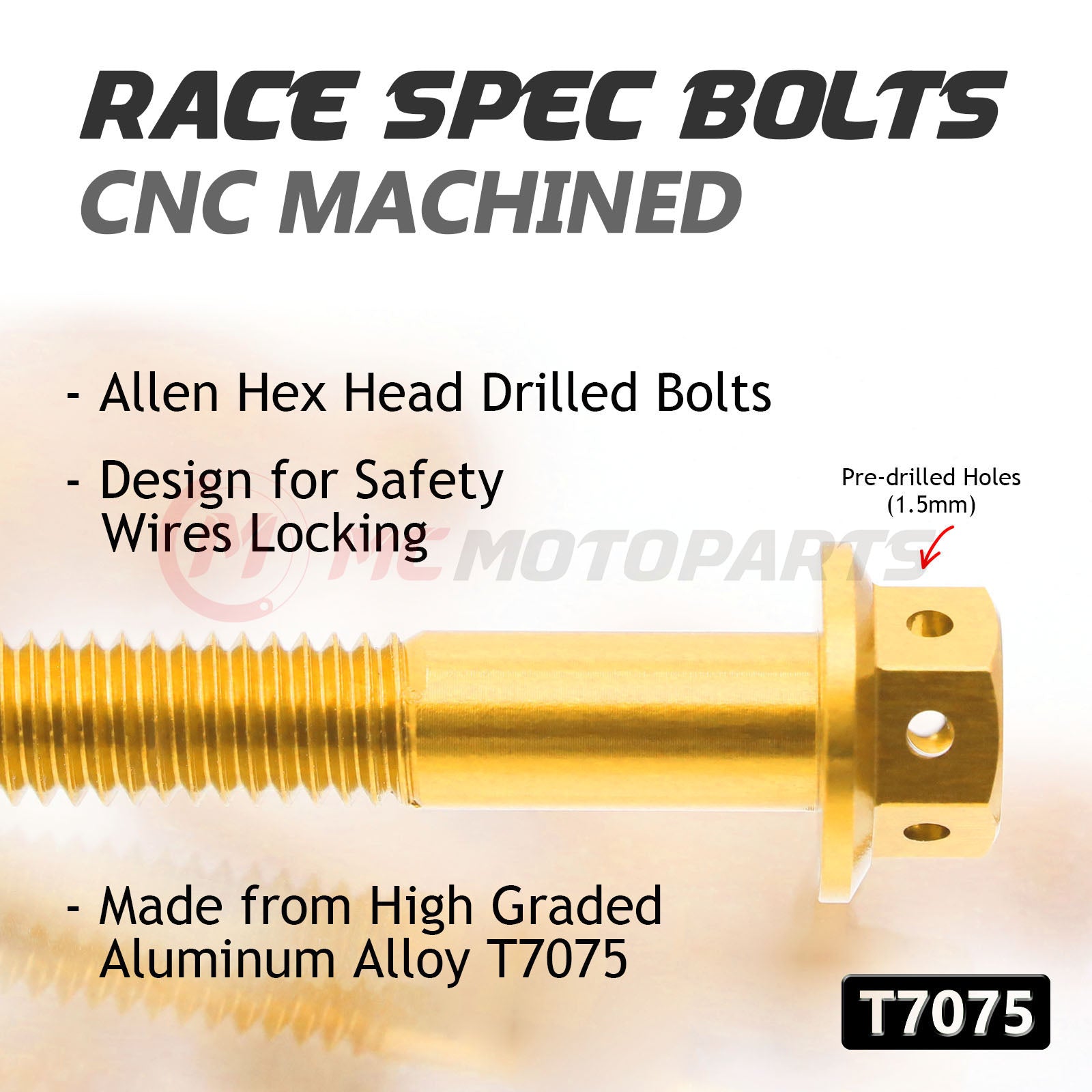 Fits Yamaha MT-09 2021-2025 CNC Crankcase Cover Bolt Kit Set - MC Motoparts