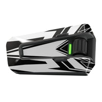 Skin for Cardo Packtalk Edge – Glossy or Matte Vinyl Decal Wrap – Velocity Racing Series (1pc)
