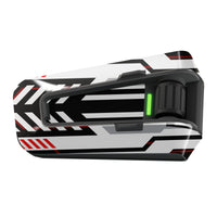 Skin for Cardo Packtalk Edge – Glossy or Matte Vinyl Decal Wrap – Velocity Racing Series (1pc)