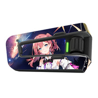 Skin for Cardo Packtalk Edge – Glossy or Matte Vinyl Decal Wrap – Anime Girl Series (1pc)