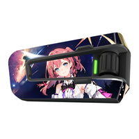 Skin for Cardo Packtalk Edge – Glossy or Matte Vinyl Decal Wrap – Anime Girl Series (1pc)