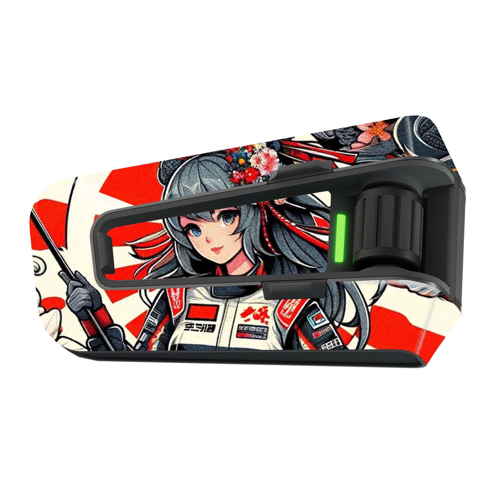 Skin for Cardo Packtalk Edge – Glossy or Matte Vinyl Decal Wrap – Anime Girl Series (1pc)