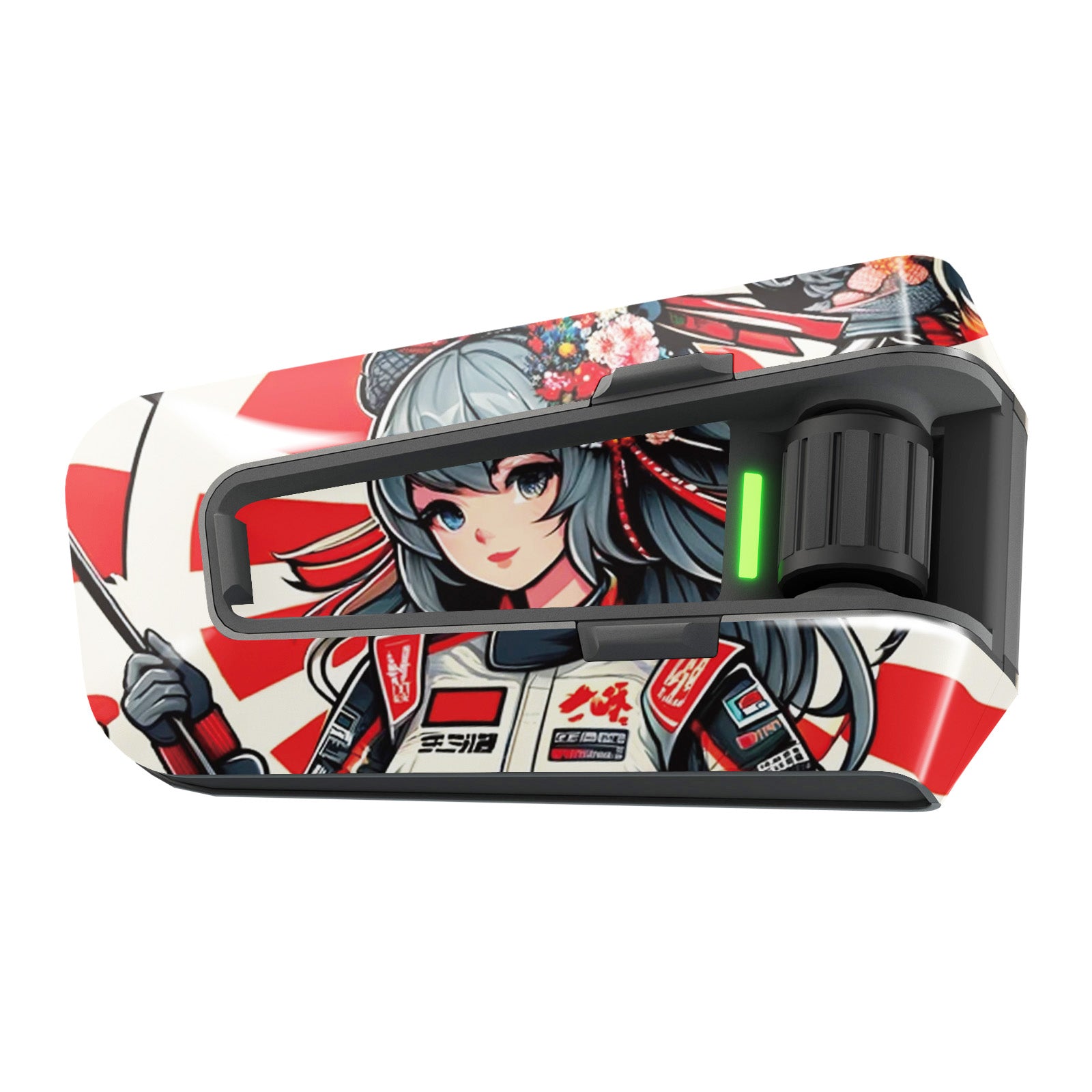 Skin for Cardo Packtalk Edge – Glossy or Matte Vinyl Decal Wrap – Anime Girl Series (1pc)