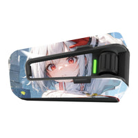 Skin for Cardo Packtalk Edge – Glossy or Matte Vinyl Decal Wrap – Anime Girl Series (1pc)